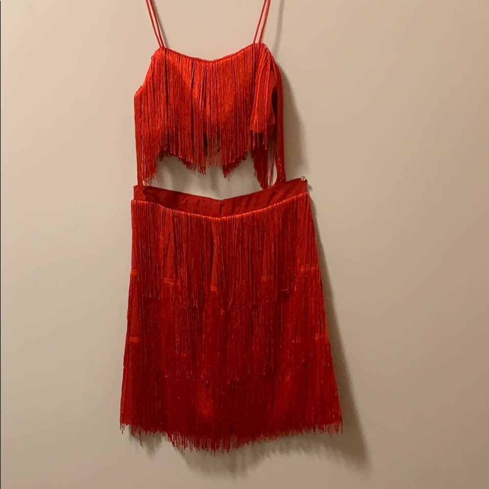 Red Fridge 2 piece set